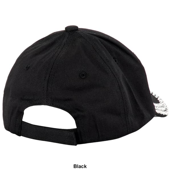 Womens Madd Hatter Love Bling Stones Baseball Cap