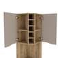 FM FURNITURE Lyla Macadamia Corner Bar Cabinet - image 6