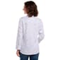 Womens Emily Daniels Floral Dot Roll Tab Sleeve Button Down - image 2