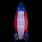 Northlight Seasonal 8ft. 4th of July Americana Inflatable Rocket - image 4