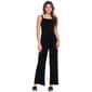 Juniors Madden Girl Smocked Bodice Double Strap Wide Leg Jumpsuit - image 1
