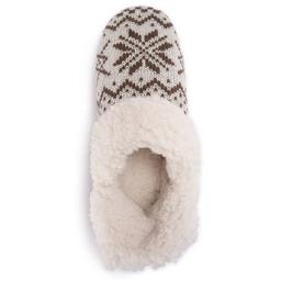 Womens MUK LUKS® Magdalena Rouched Slippers - Brown