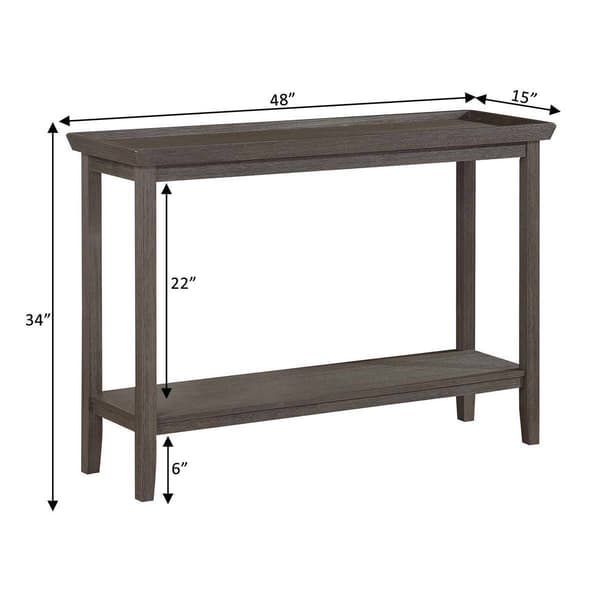 Convenience Concepts Ledgewood Console Table