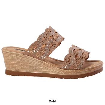 Womens Good Choices Lyon Wedge Sandals - Boscov's