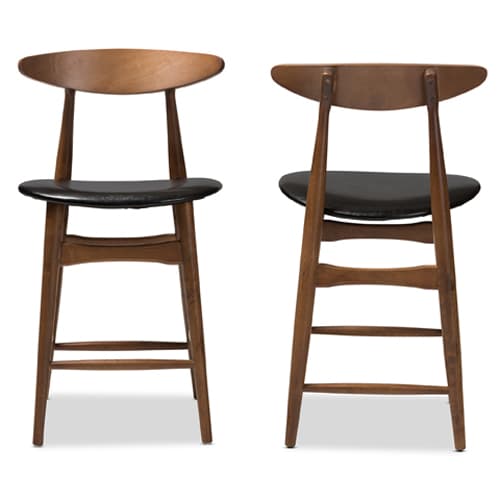 Baxton Studio Flora Counter Stools - Set of 2