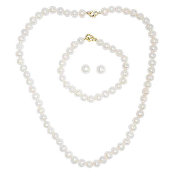 Gianni Argento 3pc. Pearl Set - image 