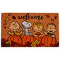 Nourison Peanuts(tm) Welcome Gang Harvest Doormat - image 1