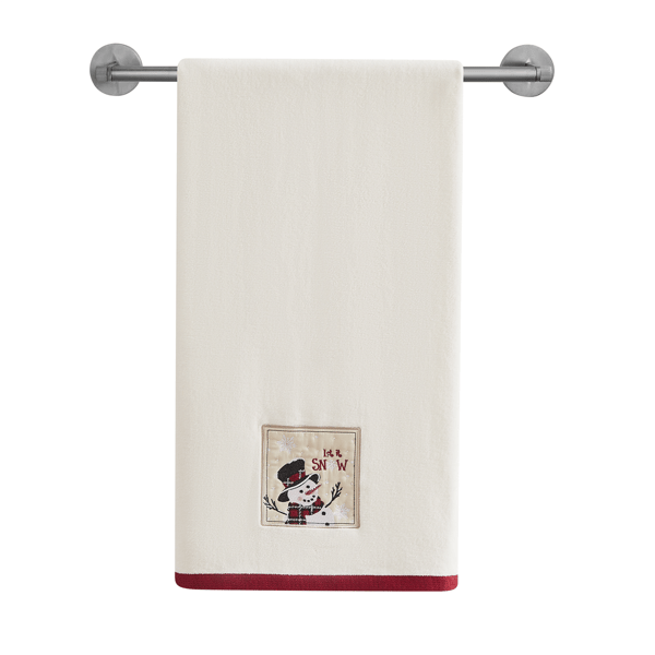 Avanti Patchwork Plaid Bath Towel