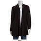 Womens Architect&#174; Crochet Lapel Pintuck Open Flared Cardigan - image 3