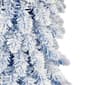 Puleo International 4ft. Pre-Lit Flocked Pencil Christmas Tree - image 5