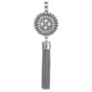 Wearable Art Antique Circle with Tassel Enhancer Pendant - image 1