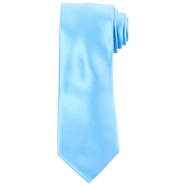 Mens Perry Ellis Sateen Solid Tie - image 