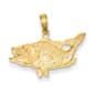 Gold Classics&#40;tm&#41; 14k. Open Mouthed Bass Fish Pendant - image 1