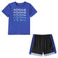 Baby Boy &#40;12-24M&#41; adidas&#40;R&#41; Tech Stripe Tee & Shorts Set - image 1