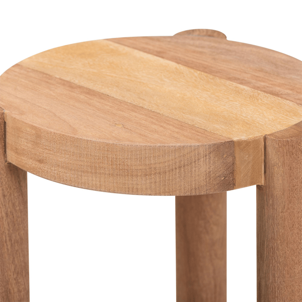 bali & pari Shadi Acacia Wood Multipurpose Accent Stool