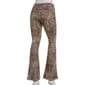 Juniors No Comment Ultra Soft Leopard Fold Over Flare Leggings - image 2