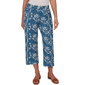 Petite Skyes the Limit Summer Spice Embroidery Wide Leg Pants - image 1