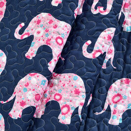 Lush Decor® Elephant Parade Sherpa Throw Blanket
