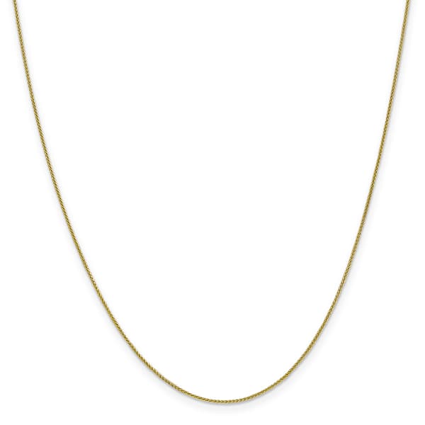 Gold Classics&#40;tm&#41; 10kt. 0.80mm 18in. Spiga Pendant Chain - image 