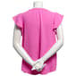 Womens Adrianna Papell Solid Short Flutter Sleeve Airflow Blouse - image 8