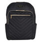 Kenneth Cole&#40;R&#41; Reaction&#40;tm&#41; Quilted Black & Gold Backpack - image 1