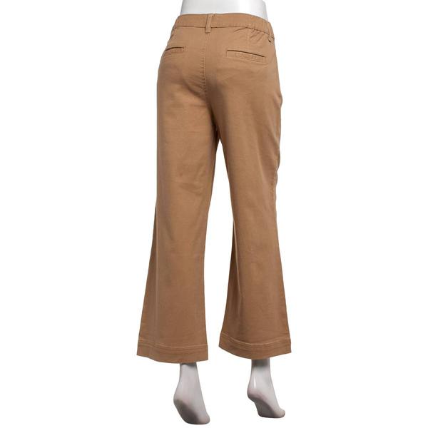 Womens da-sh Twill Wide Leg Front Patch Pocket Pants