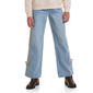 Girls (7-16) Aeropostale Baggy Wide Leg Leopard Bow Jeans - image 1