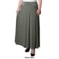 Plus Size NY Collection Pull on Solid Long Skirt - image 5