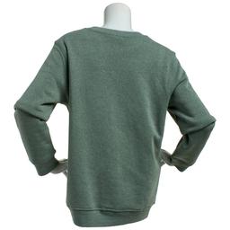 Petite Hasting & Smith Large Floral Studded Fleece Sweatshirt