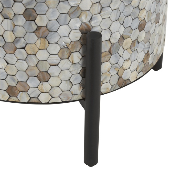 9th & Pike® Contemporary Multi Colored Mother Of Pearl Shell Acc