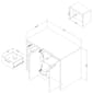 South Shore Myro Gray Oak Kitchen Island - image 10