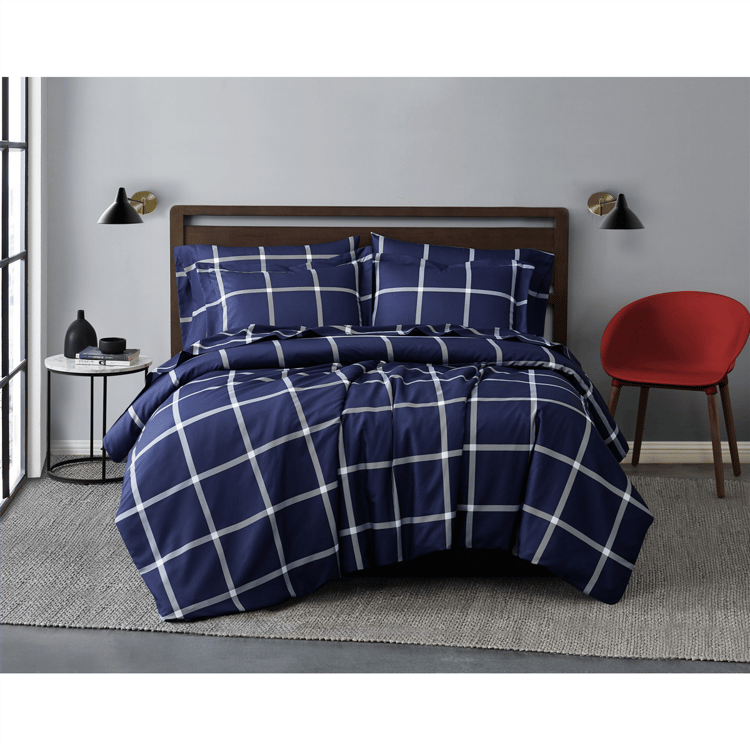 Truly Soft Windowpane 3pc. Duvet Cover Set