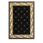 HomeRoots Brown Black & Ivory Floral Vines Accent Rug - image 2