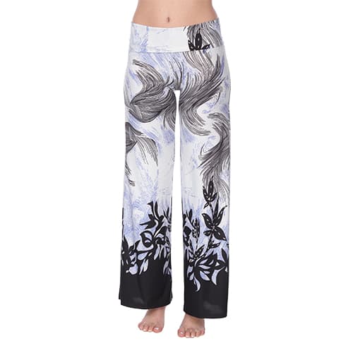 Womens White Mark Printed Palazzo Pants