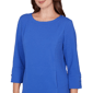 Womens Ruby Rd. Must Haves I 3/4 Sleeve Textured Blouse - image 5