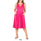 Plus Size 24/7 Comfort Apparel Sleeveless Pocket Shift Dress - image 6