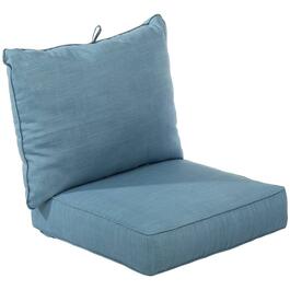 Jordan Manufacturing Grey Teal Outdoor 2pc. Deep Seat Cushions