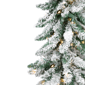 Northlight 5ft. Pre-Lit Pencil Flocked Alpine Christmas Tree - image 5