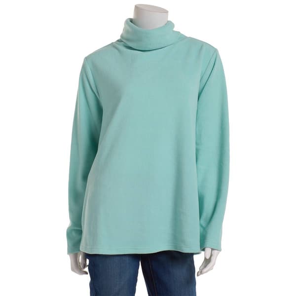 Petite Hasting & Smith Long Sleeve Fleece Turtleneck Sweater