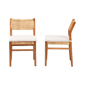 bali & pari Chatura Mahogany Wood 2pc. Dining Side Chair Set - image 3