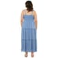 Juniors Plus No Comment Crochet Maxi Dress - image 3