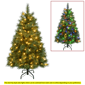 Puleo International 4.5ft. Pre-Lit Wyoming Pine Christmas Tree - image 4