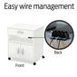 South Shore Axess Microwave Cart on Wheels - White - image 3