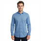 Mens Tom Baine Slim Diamond Button Down Dress Shirt - image 1
