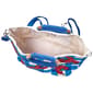 SOL and MER Crossed Stripe Tote With Lobsters - image 4