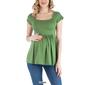 Plus Size 24/7 Comfort Apparel Babydoll Maternity Top - image 4
