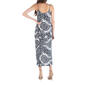 Womens 24/7 Comfort Apparel Cami Top Paisley Wrap Dress - image 3