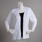 Petites 89th &amp; Madison Geometric Ribbed Open Front Cardigan - image 3