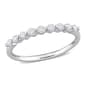 Platinum Plated 1/3ctw. Lab Grown Diamond Ring - image 1