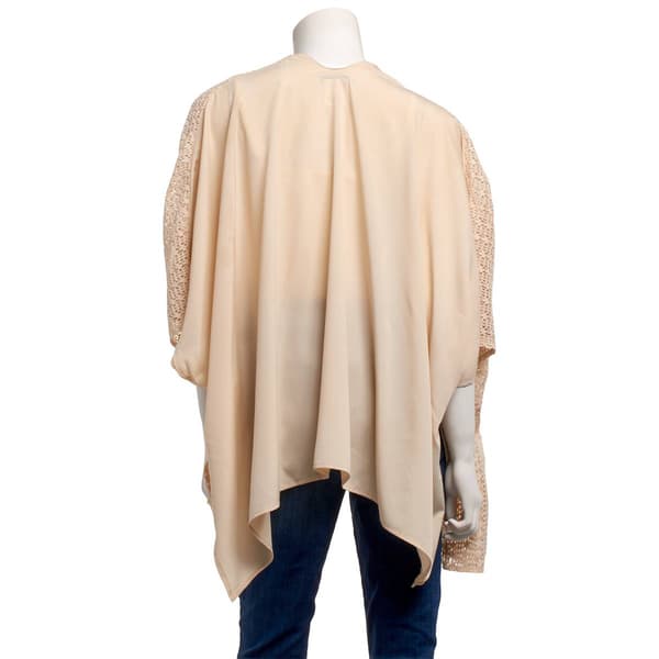 Womens Anne Klein Crochet Kimono